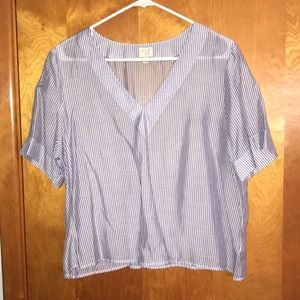 A new day striped top NWOT